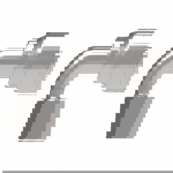 Hydraulic Hose Female ORS Swivel Short Drop 90 Elbow: 12 mm, 1-3/16-12